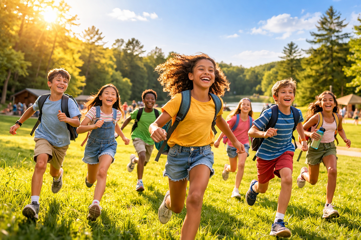 Alpha students in summer camp
